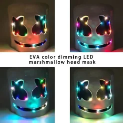 Mordely Marshmello DJ Mask Halloween Cosplay Mask><noscript><img width=