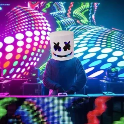 Mordely Marshmello DJ Mask Halloween Cosplay Mask><noscript><img width=