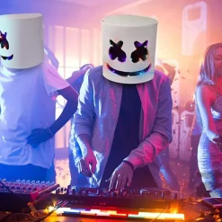 Mordely Marshmello DJ Mask Halloween Cosplay Mask><noscript><img width=