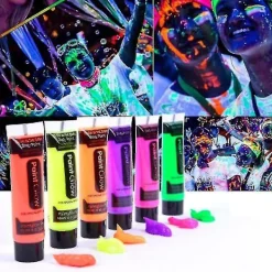 1morglow Glow-in-the-Dark Kropps- och Ansiktsmålning - Mode Halloween Makeup> Smink