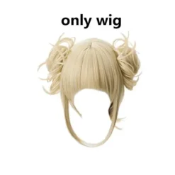 My Hero Academia Himiko Toga Cosplay Kostym JK Uniform Boku No Hero Academia Tröja Peruk Halloween Kostymer för Kvinnor -XS XXL> Peruker