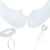 Ängel Maskeraddräkt / Änglavingar - 3-delar> Tillbehör