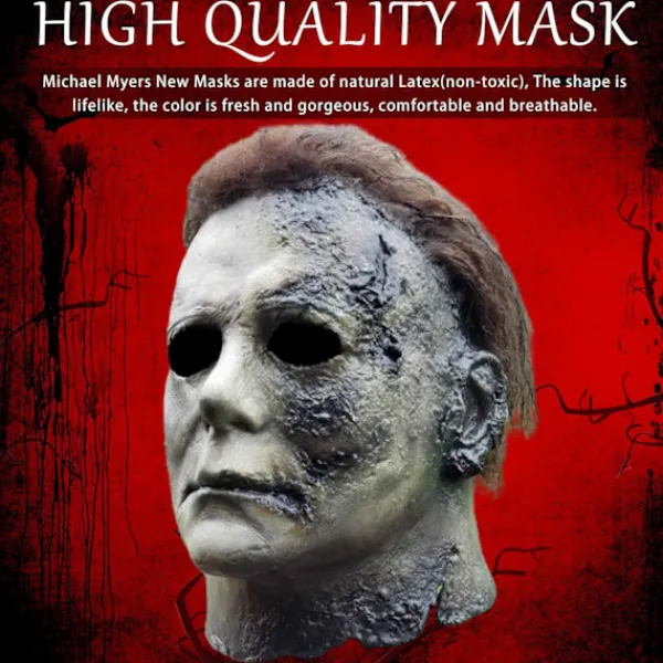 Noufun Michael Myers Mask för vuxna, Halloween Mask Micheal Myers Ansikte - Halloween 2020> Masker