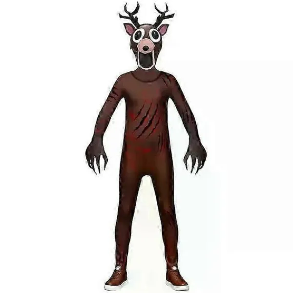 99-Nätter i Skogen Hjortdräkt Hjortmonster Skräckspel Outfit Kostym för Barn Vuxna 130cm> Dräkter