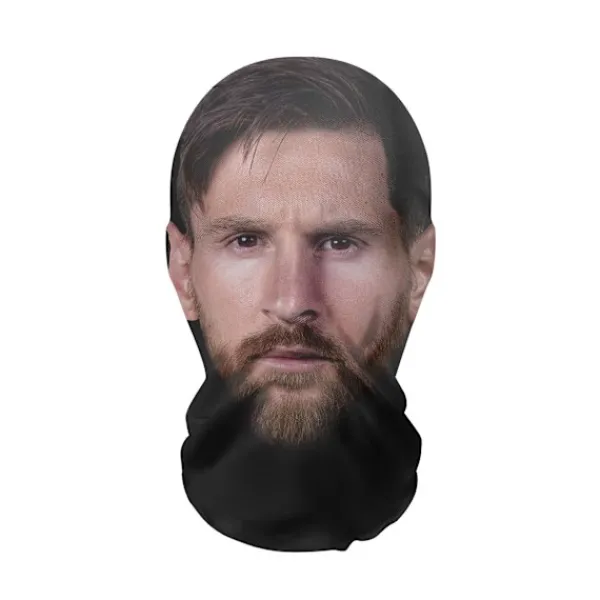 Ny 3D-tryckt kändis-mask, hel ansiktsmask, rappare-mask, rolig kostym, cosplay, vuxen, andningsbar, mjuk, >8Y> Masker