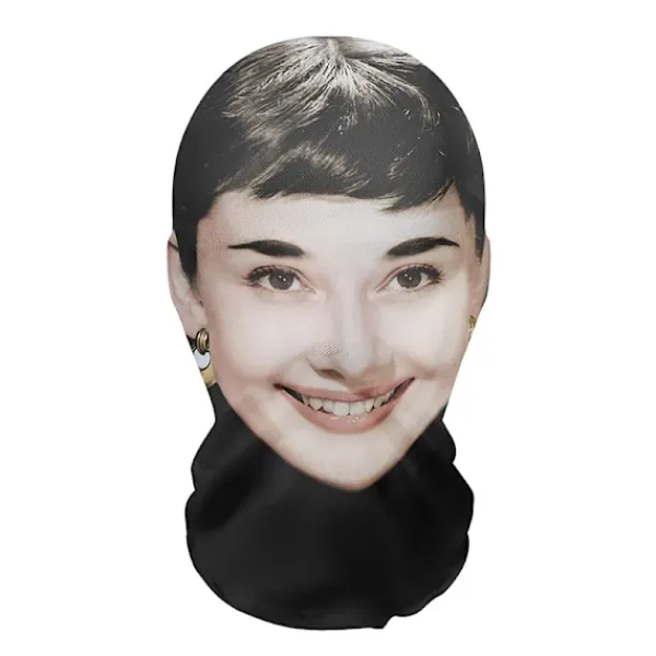 Ny 3D-tryckt kändis-mask, hel ansiktsmask, rappare-mask, rolig kostym, cosplay, vuxen, andningsbar, mjuk, >8Y> Masker