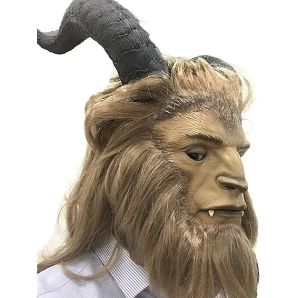 Odjursmask Odjurs Cosplay-mask med peruk för vuxna (TC) 53-63CM> Masker
