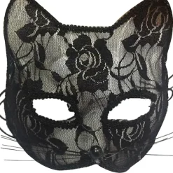 Olo Kvinnor Sexig Spetsräv Katt Ansiktsögonmask Jul Halloween Fest Nattklubb Shower Dans Rollspel Prop Sexig Cosplay 2021><noscript><img width=