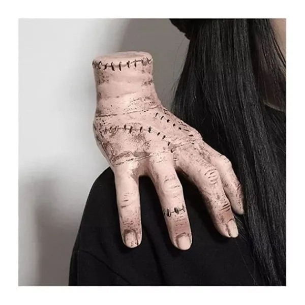 Onsdagar Addams Familjen Thing Hand Rekvisita Läskiga Onsdagar Cosplay Hand Onsdagar Addams för Hemmet (YJD) Som Visas> Tillbehör