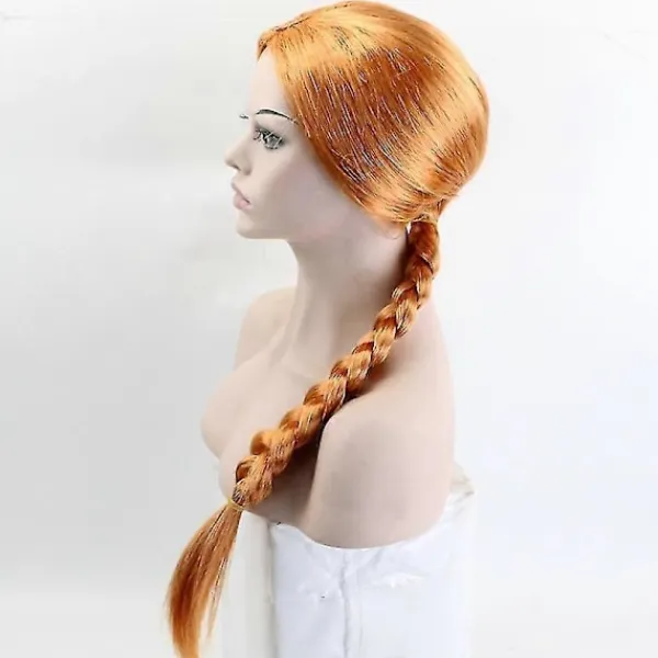 FMYSJ Orange Fiona Princess Cosplay Peruk 60cm - Långt Syntetiskt Hår för Kvinnor (FMY)> Peruker