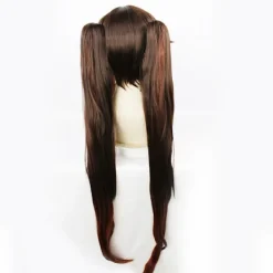 ATELA Original peruk från Gud till Sheng Tang valnöt cosplay peruk hög temperatur siden brun svart spel animation peruk ca 100cm><noscript><img width=