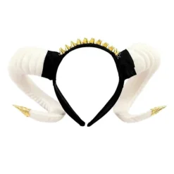 Ox Får Horn Hårband Filmrekvisita Huvudbonad Cosplay Halloween Håraccessoarer><noscript><img width=