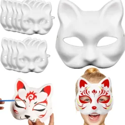 10-pack - DIY Kattmask / Therianmask 420> Masker