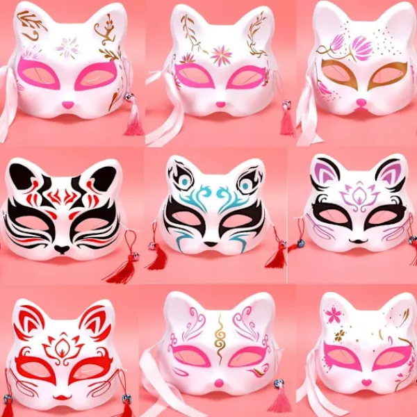 10-Pack - DIY Kattmask / Therian Mask 420> Tillbehör