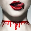 3-pack bloddrypande Halloween-fest choker-halsband vampyr Co> Tillbehör
