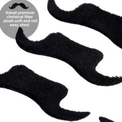 48-pack falska mustascher, självhäftande, för fester SQBB_max><noscript><img width=