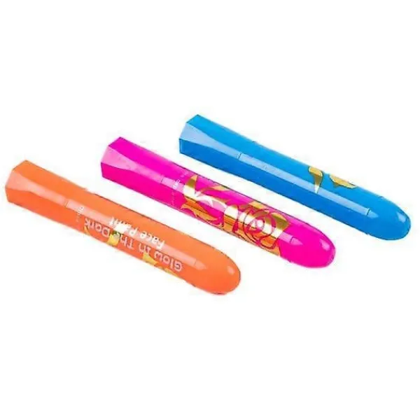 6-pack Glow-in-the-Dark Ansiktsmålning UV Neon Ansiktsmålning Crayonpennor> Smink
