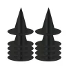 10-pack Häxhattar Halloween Svart Häxa Hängande Hatt Svart Hatt Häxhatt Halloween Julparty[ca]-FA-> Huvudbonader