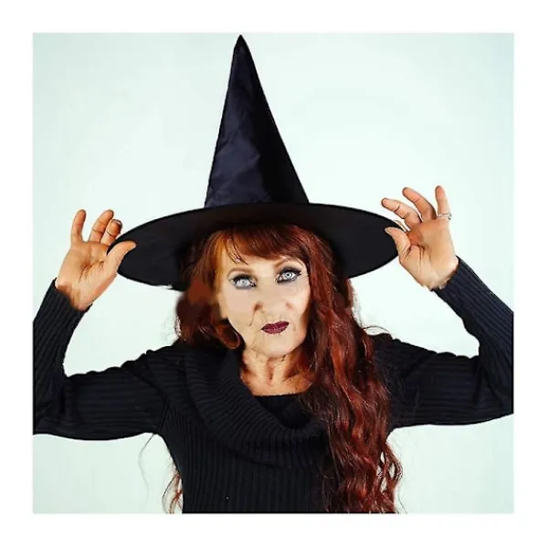 10-pack Häxhattar Halloween Svart Häxa Hängande Hatt Svart Hatt Häxhatt Halloween Julparty> Huvudbonader