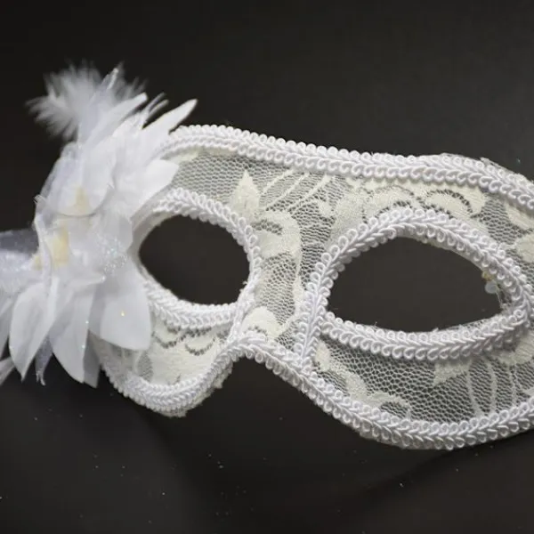 Party Mask Halloween Mask SVART> Masker