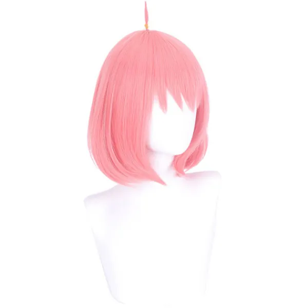 pc SPY×FAMILY Ania Fudge Rosa Bobo Cos Peruk Kostym Spela Halloween Maskerad> Peruker