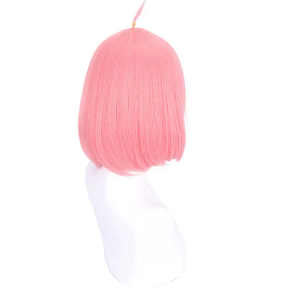 pc SPY×FAMILY Ania Fudge Rosa Bobo Cos Peruk Kostym Spela Halloween Maskerad> Peruker