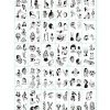 30pcs Small Fresh Tattoo Stickers Tattoo Flowers Waterproof Durable Stickers> Smink