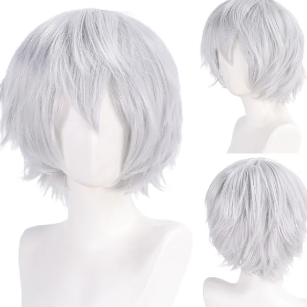 Peruk Anime Herr Cosplay Kort Peruk 30CM (KR311)> Peruker