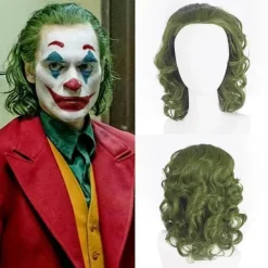 peruk Clown peruk grön> Peruker