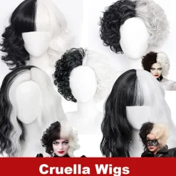 Peruker Cruella De Vil Kuila - lager-FF- 1><noscript><img width=