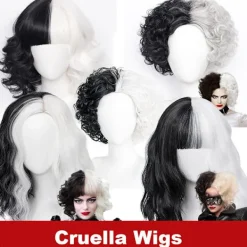 Peruker Cruella De Vil Kuila Cosplay><noscript><img width=