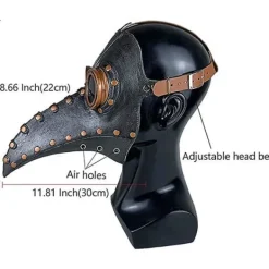 Pestdoktor Mask Kråkmask, Steampunk Snabelnäbbmask><noscript><img width=