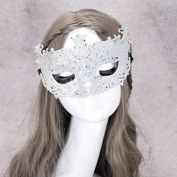 [PL】 Karnevalsmask Venedig Maskeradmask Karnevalsfest Kostym Festlig Fest> Masker