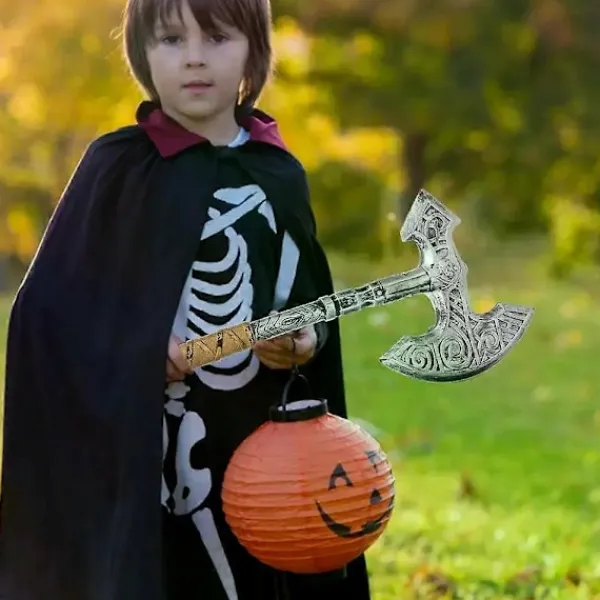 Plastmaterial Livsliknande Simulerad Falsk Yxa Rekvisita Kostymtillbehör Scenföreställning Dekor Halloween Cosplay Prydnadskostymer> Tillbehör