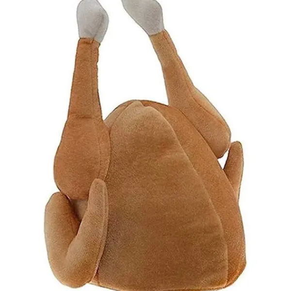 Plush Thanksgiving-Turkikeps, Rostad Turkikeps, Thanksgiving-Kostym> Huvudbonader