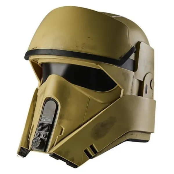 HASBRO Premium elektronisk Shoretrooper-hjälm, cosplayartikel från Star Wars The Black Series: Andor, röstmodulering, från 14 år Flerfärgad> Huvudbonader