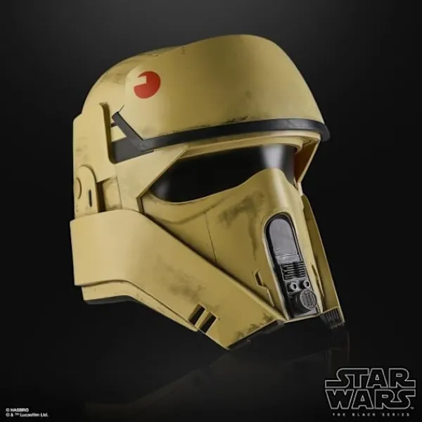 HASBRO Premium elektronisk Shoretrooper-hjälm, cosplayartikel från Star Wars The Black Series: Andor, röstmodulering, från 14 år Flerfärgad> Huvudbonader