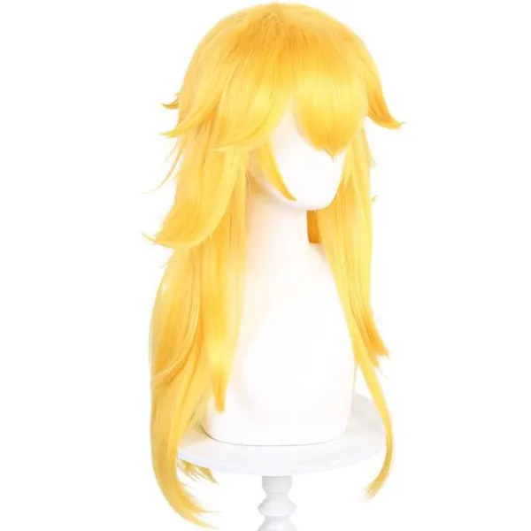 Prinsessan Peach Peruk för Flickor Cosplay Halloween Kostym> Peruker
