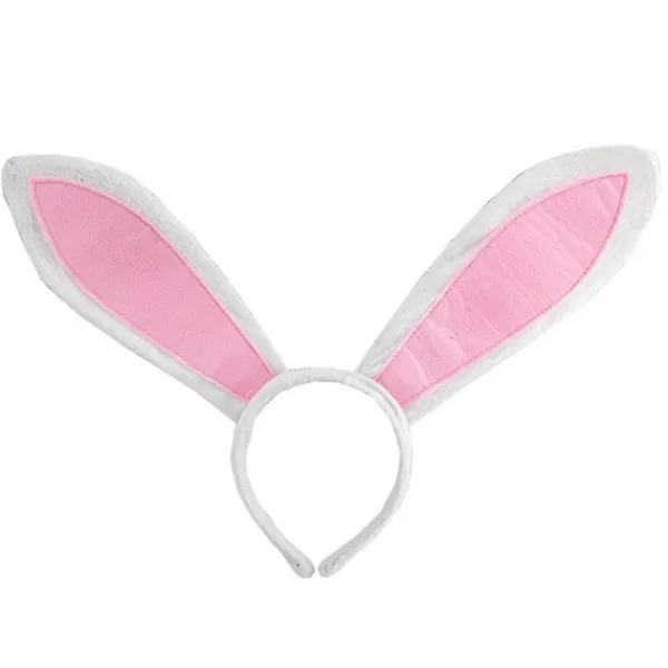 Påsklång kaninöron pannband härlig kanin djur cosplay plysch hårbåge bandana semesterfest hårtillbehör> Huvudbonader