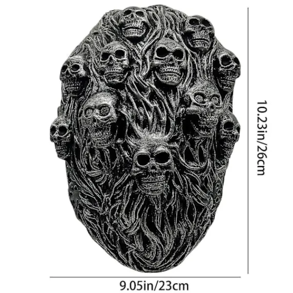 Realistisk latex helansikts dödskallemask Halloween cosplay fest maskeraddräkt> Masker