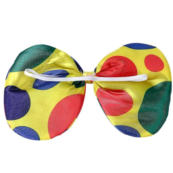 Regnbåge Clown Kostym Peruk Svamp Näsa Prickar Fluga Vita Handskar Clown Set för Cosplay Kläder Rekvisita> Tillbehör