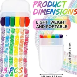 Regnbågs Ansiktsfärg Pride Ansikte Kroppsfärg Kit Regnbåge Sminkstift för Firanden Cosplay Födelsedags Sminktillbehör C><noscript><img width=