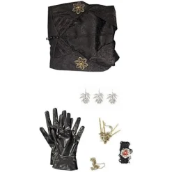 Resident Evil: Bela Dimitrescu Vampyrdam Cosplay Kostym Bela Klänning+Peruk set Endast Kostym{FY} Women S><noscript><img width=