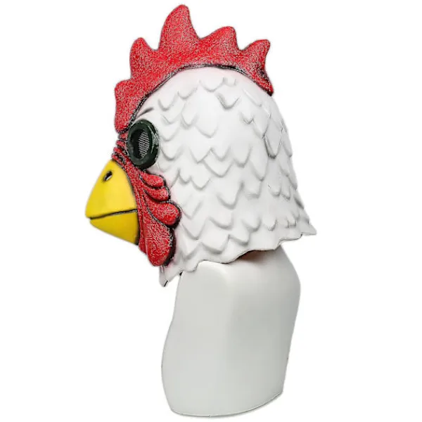 unbranded Richard Rooster Mask Hotline Miami Spel Cosplay Prop Latex Halloween Mask Vuxen> Masker
