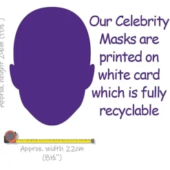 unbranded Robbie Williams (Ung) Kändis Mask, Platt Kort Ansikte> Masker