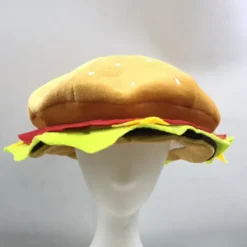 Holocky Rolig Hamburgerhatt Halloween Kostymtillbehör 28*14CM><noscript><img width=