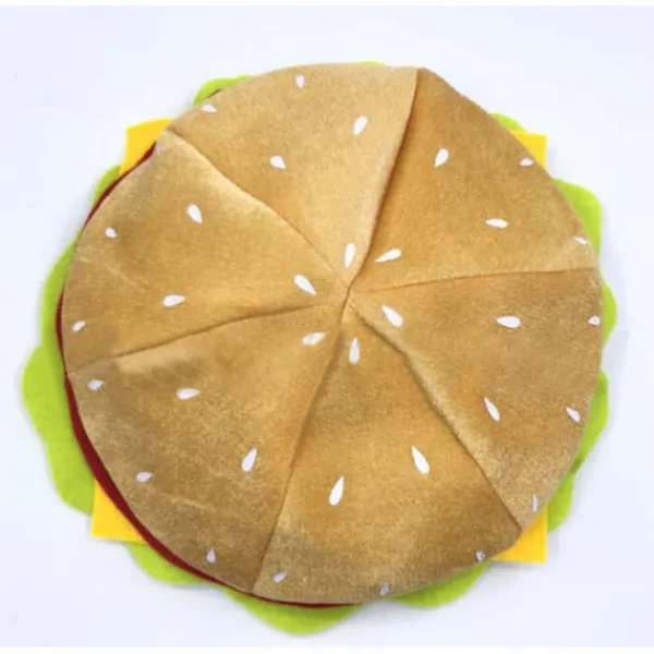 Holocky Rolig Hamburgerhatt Halloween Kostymtillbehör 28*14CM> Huvudbonader