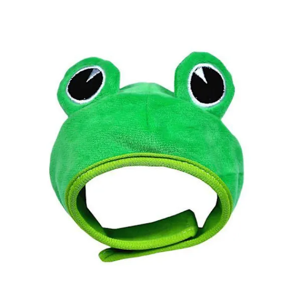 Rolig katthatt Söt krabba Groda Pet Hatt Valp Katt Dress Up Kostym Jul Cosplay Varma huvudbonader Härlig stil L> Huvudbonader