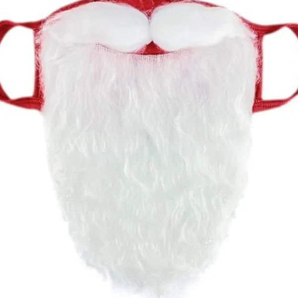 TrueNorth Rolig Skäggig Jultomte Kostym Vuxen Mask och en Julhatt 2025 Jul One Size Mode Jultillbehör, Bästa Julklapparna till Vänner> Tillbehör