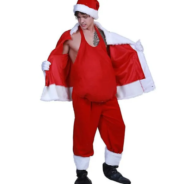 Rolig Unisex Santamage Julscen Show Rekvisita Tillbehör Klä Upp Cosplay Julparty St> Tillbehör